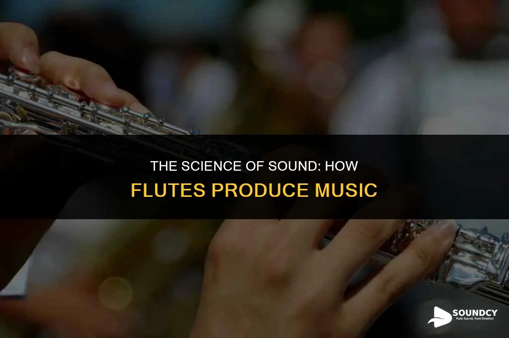 what causes a sound to happen on a flute