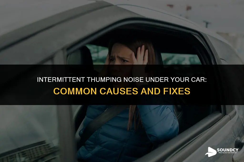 what causes a thumping sound under a car intermittently