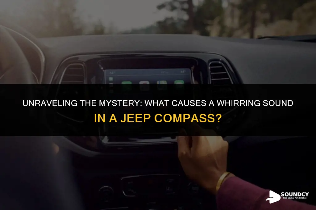 what causes a whirring sound in a cjeep compass