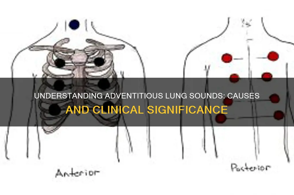 what causes adventitious lung sounds