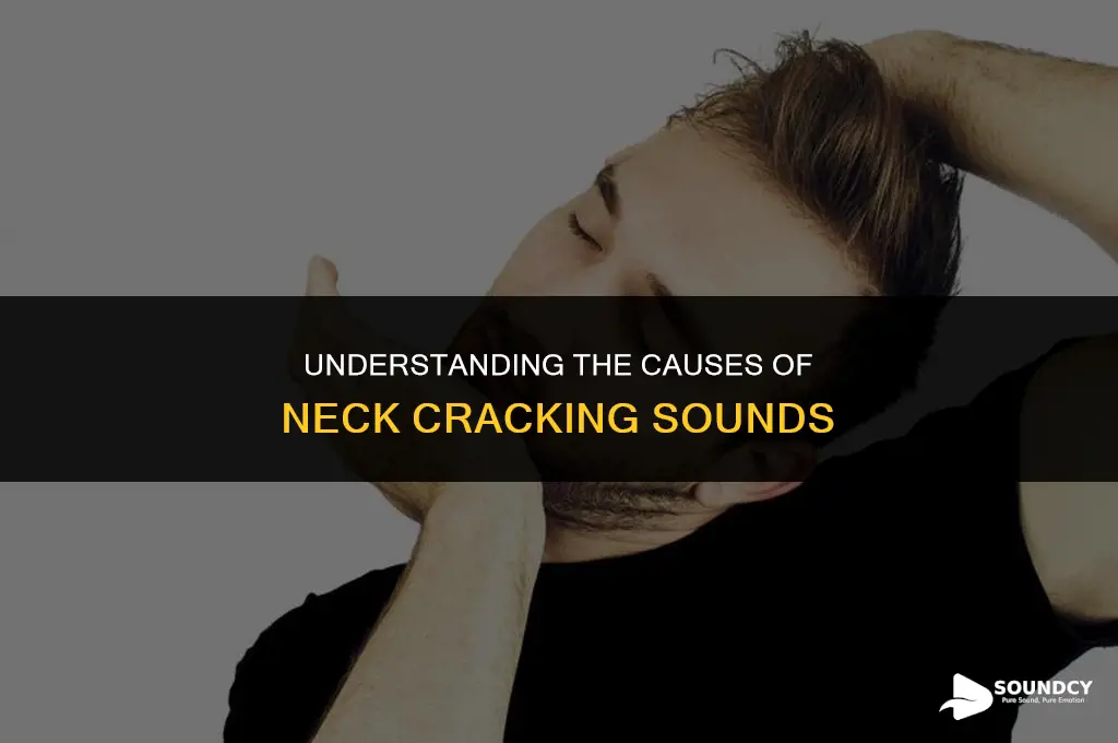 what causes all the cracking sound in your neck