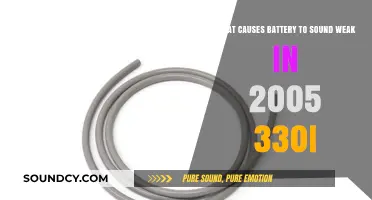 Weak Battery Sounds in 2005 330i: Causes and Solutions