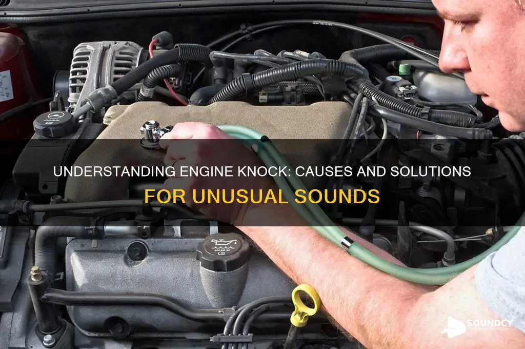 what causes engine knock sound