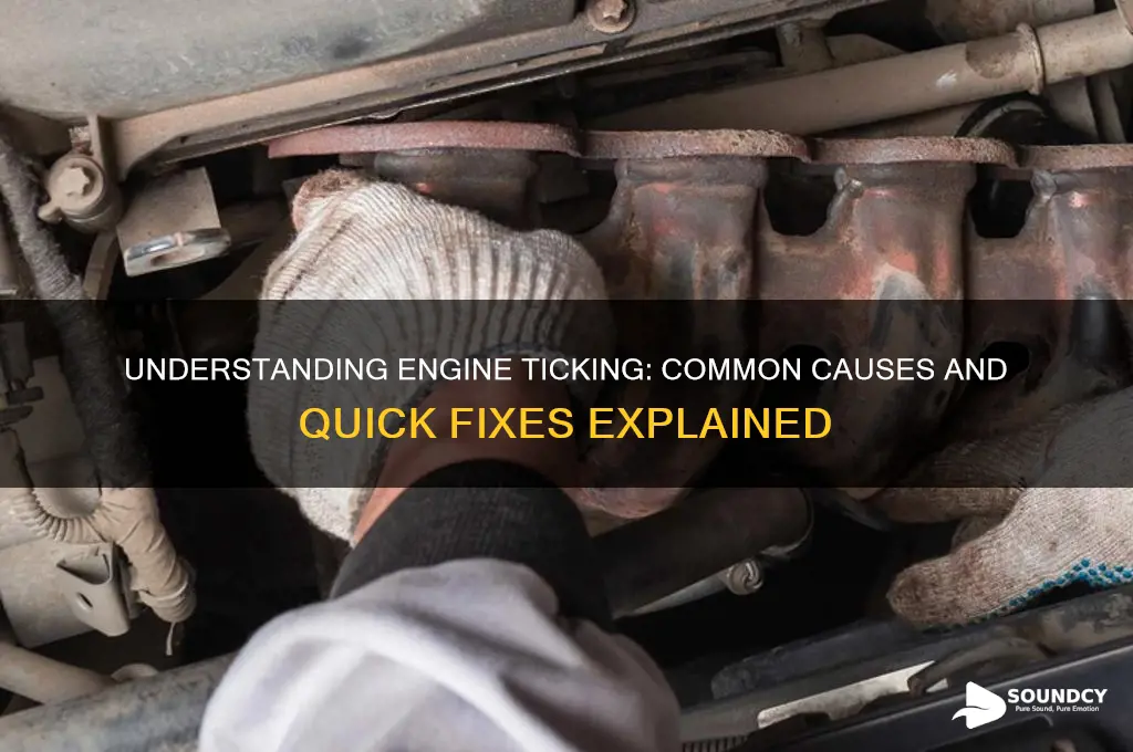 what causes engine ticking sound