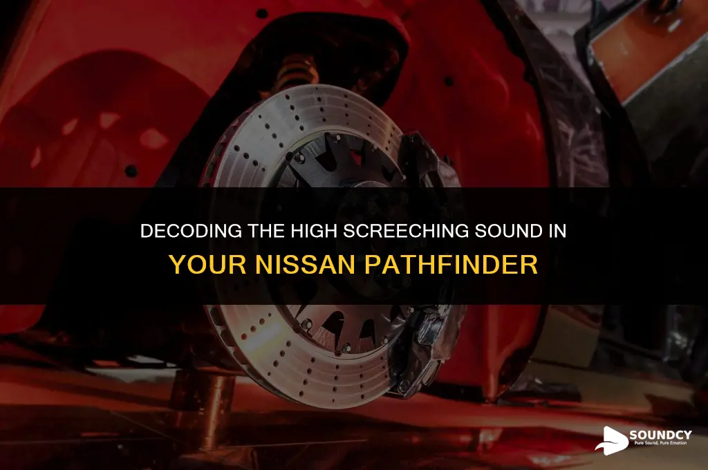 what causes high screeching sound in a nissan pathfinder