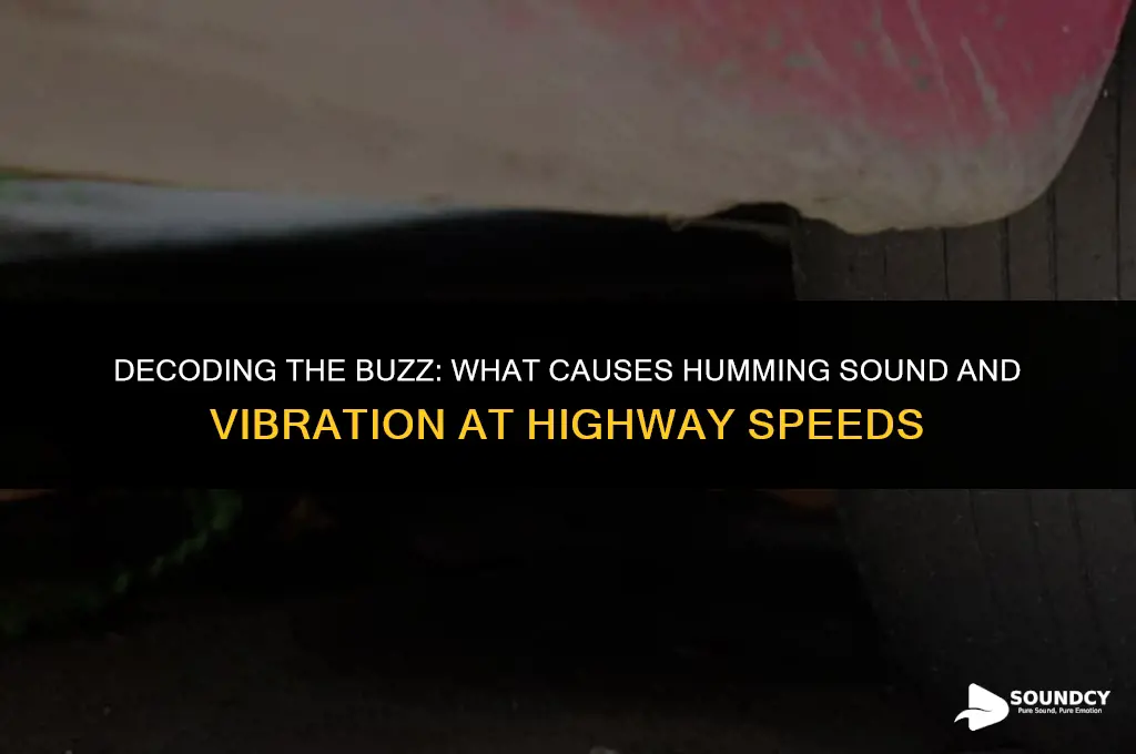 what causes humming sound and vibration at highway speeds
