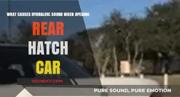 Decoding the Mysterious Hydraulic Sound When Opening Your Car's Rear Hatch