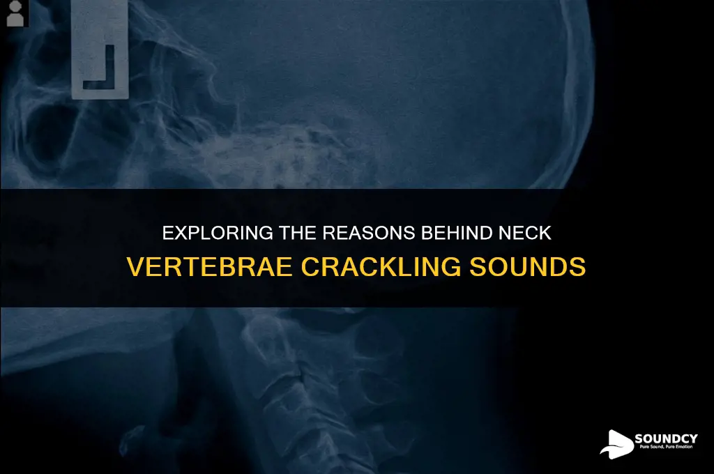 what causes neck vertebrae to make a crackling sound