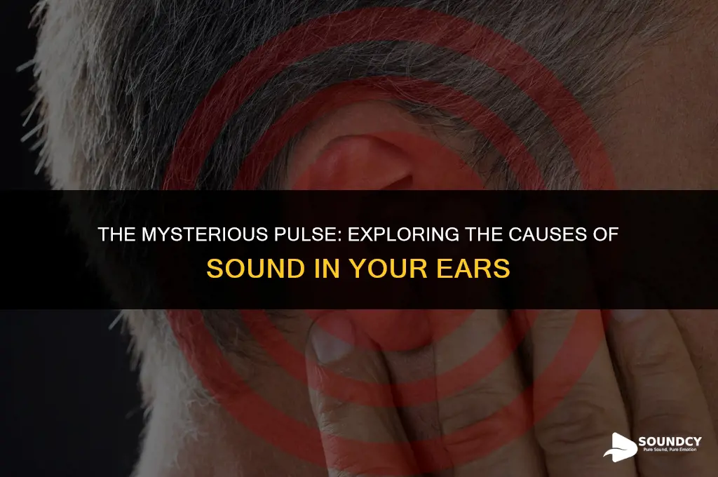 what causes sound fo blood pumping in your ears