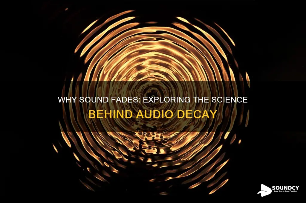 what causes sound to fade