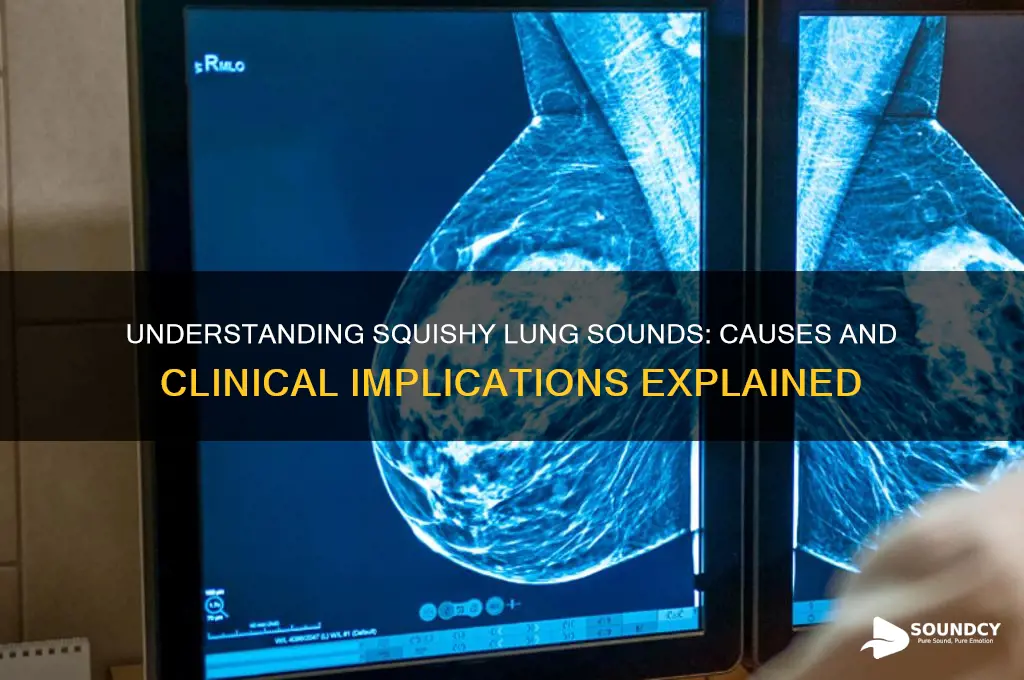 what causes squishy lung sounds