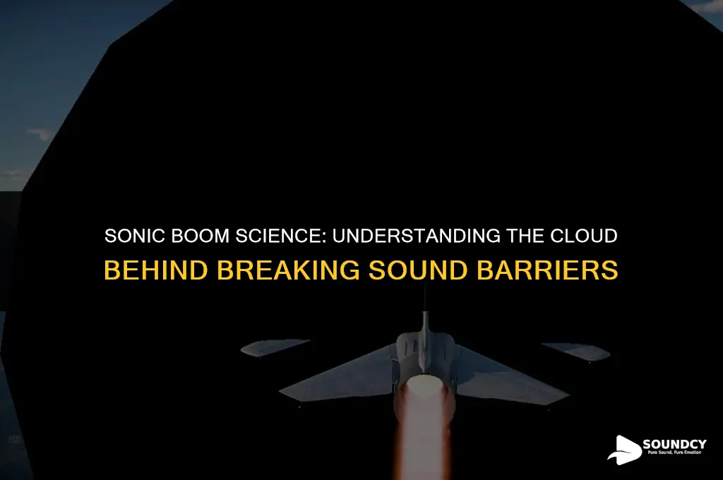 what causes the cloud when breaking the sound barrier