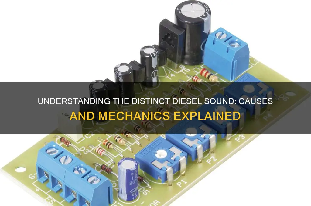 what causes the diesel sound