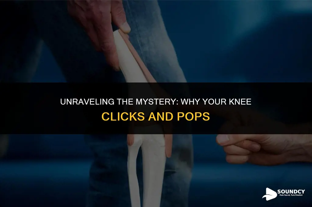 what causes the knee to make a clicking sound