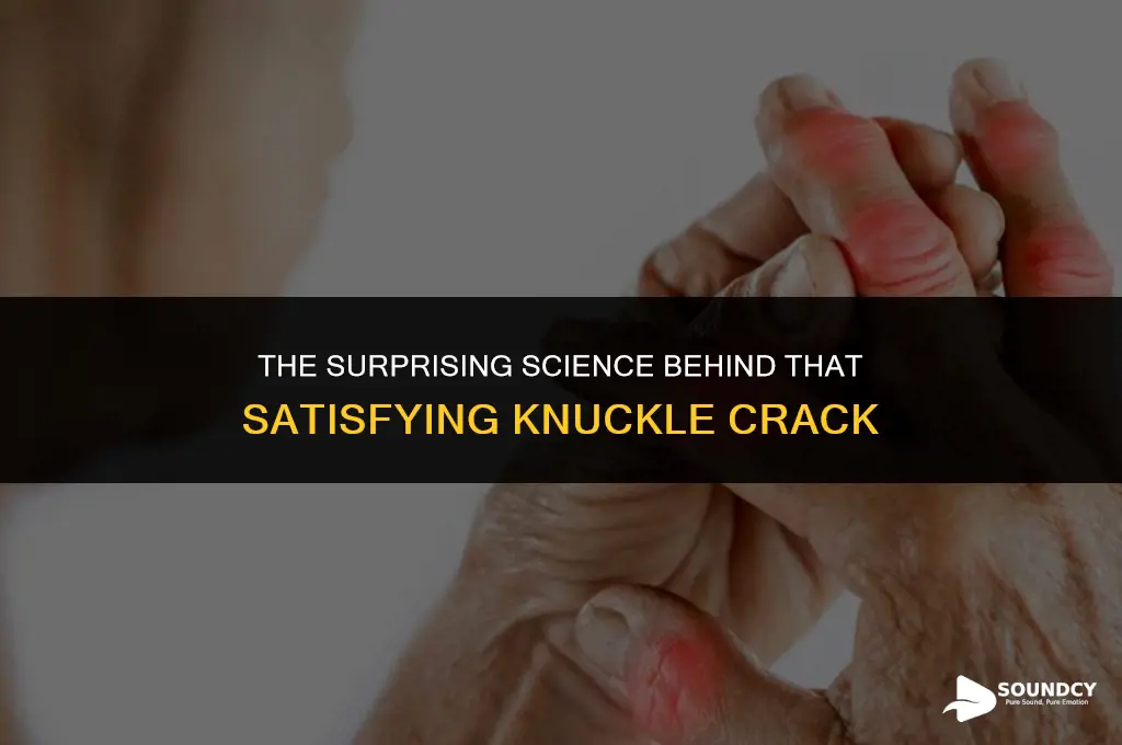 what causes the popping sound when cracking your knuckles