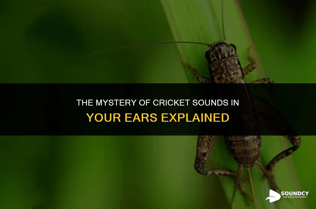 what causes the sound of crickets in your ears