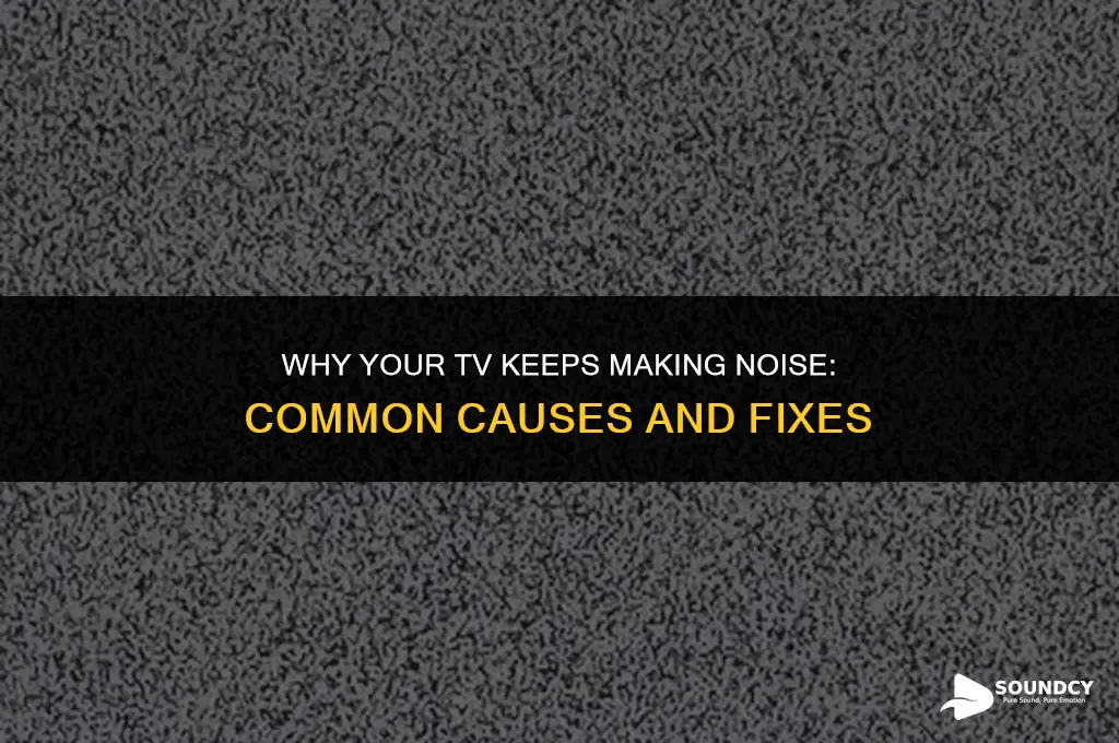 what causes the sound to leave on your tv