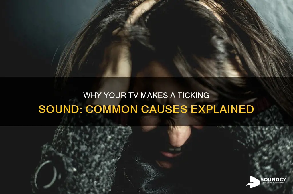 what causes tv ticking sound