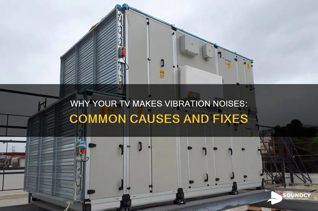 what causes tv vibration sounds