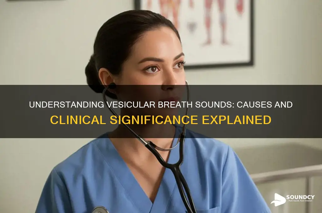 what causes vesicular breath sounds