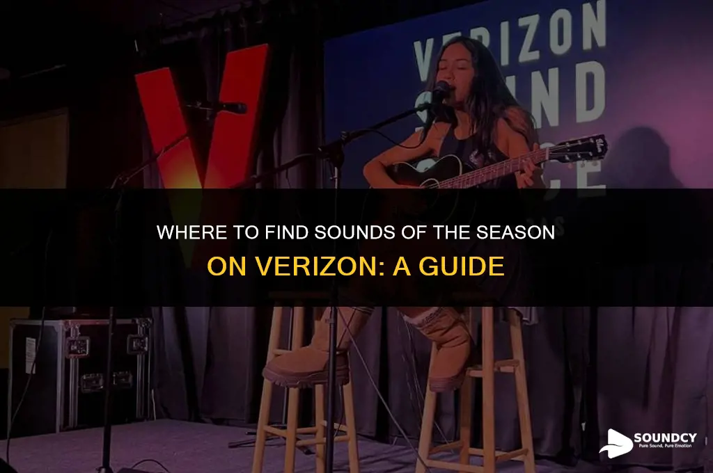 what channel is sounds of the season on verizon