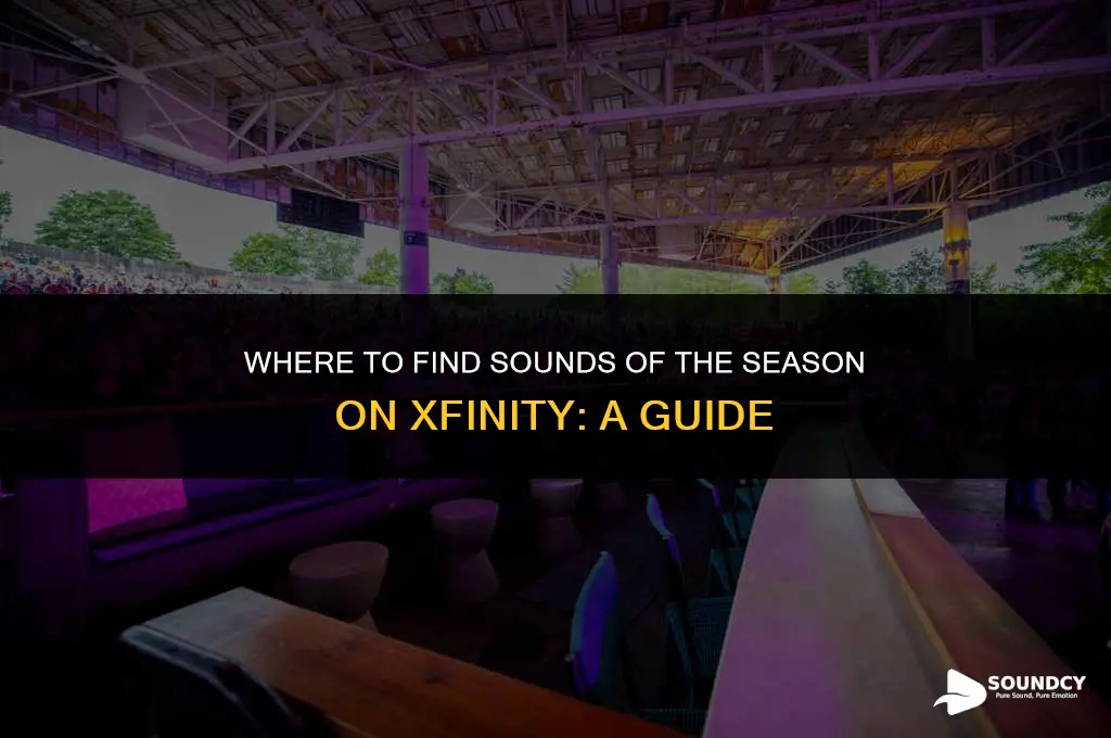 what channel is sounds of the season on xfinity