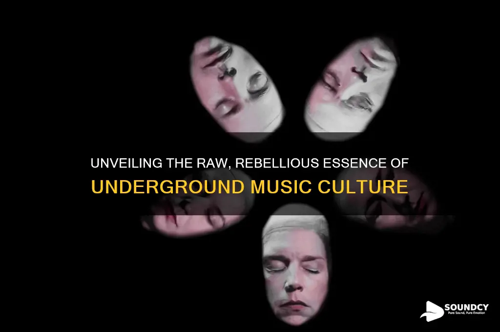 what characterized the underground sound