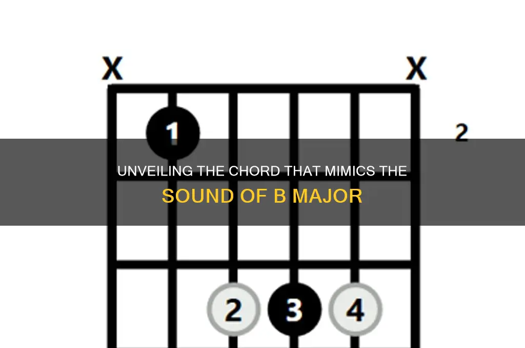 what chord sounds like b