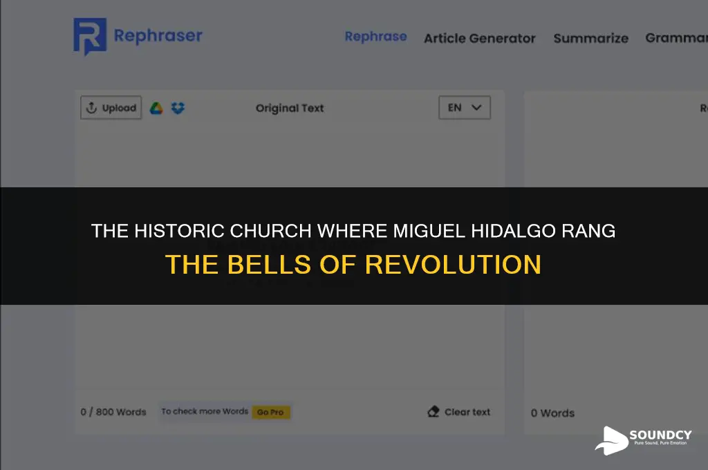 what church did miguel hidlago sound the bells of