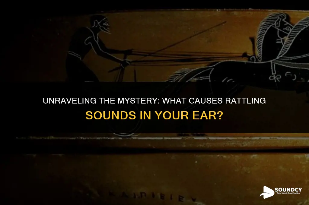 what cn cause a rattling sound in your ear
