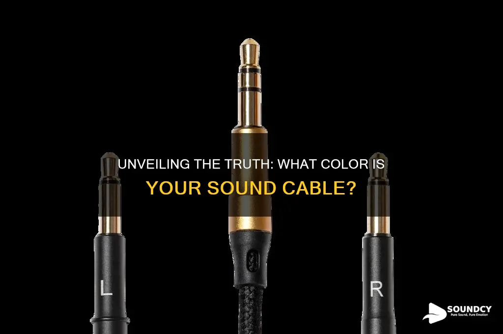what color is sound cable