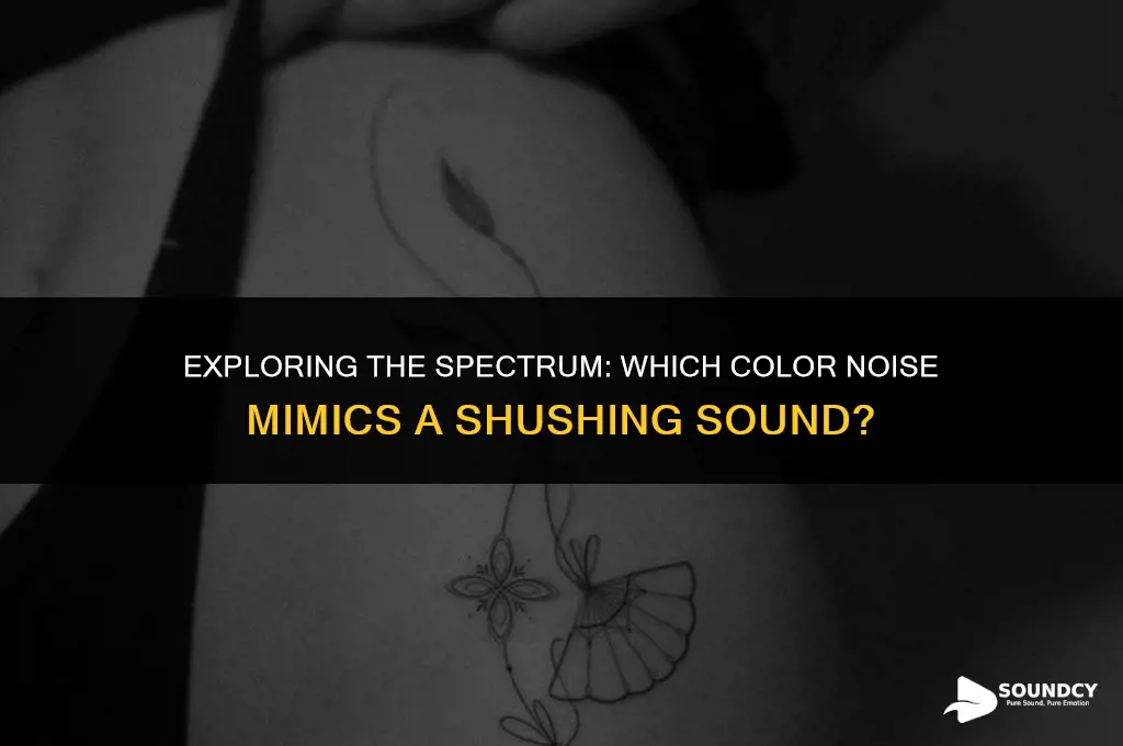 what color noise is closest to a shhsh sound