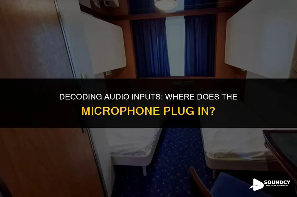 what color on sound card does microphone go in