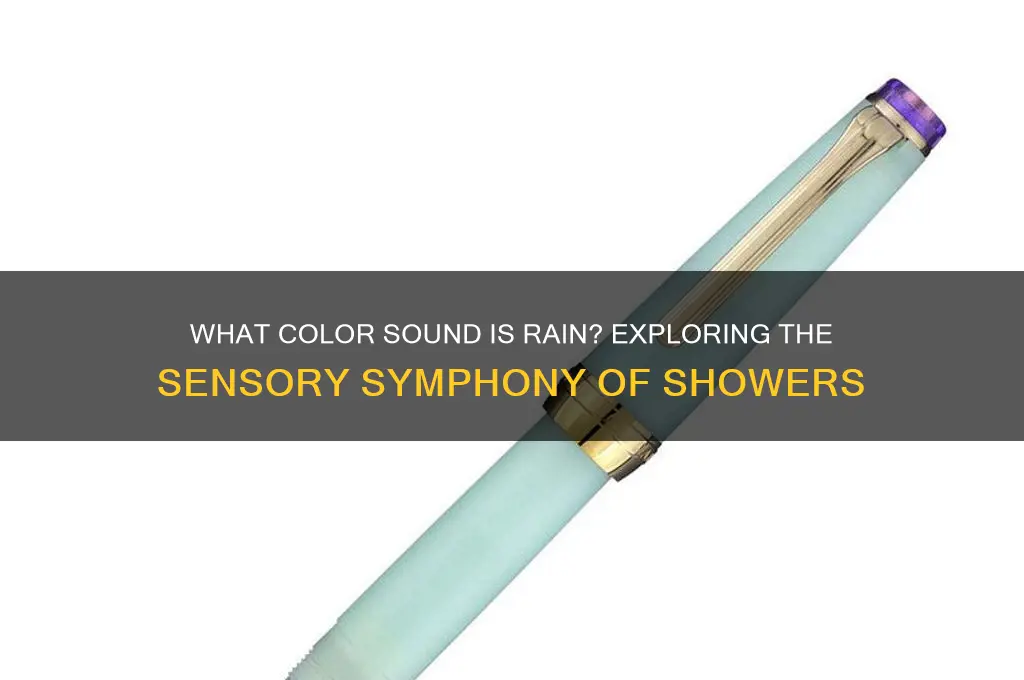 what color sound is rain