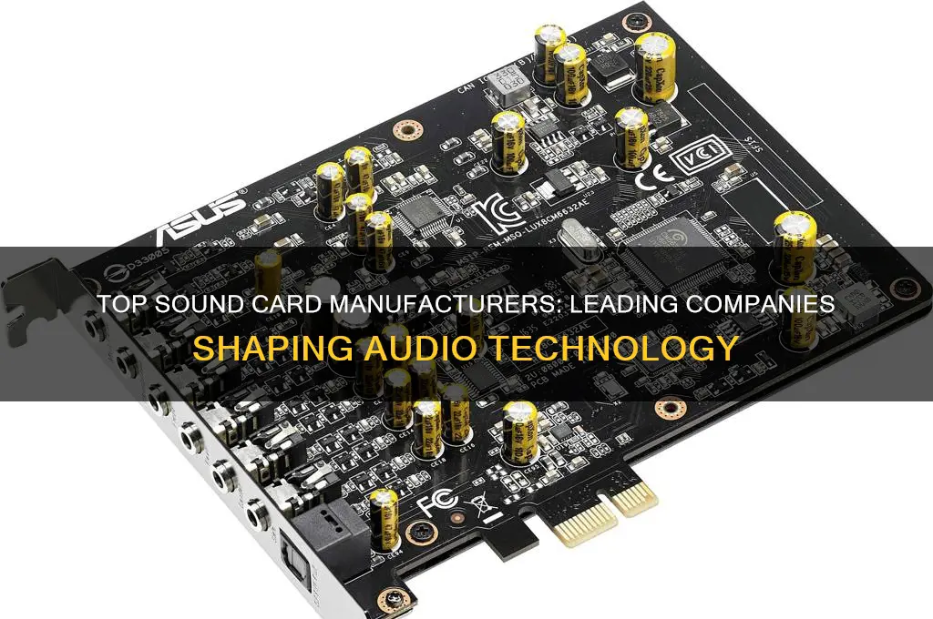 what companies make sound cards