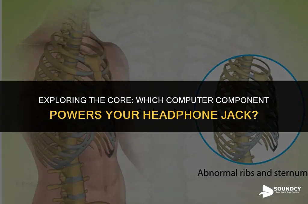 what computer part is the sound for headphone jack