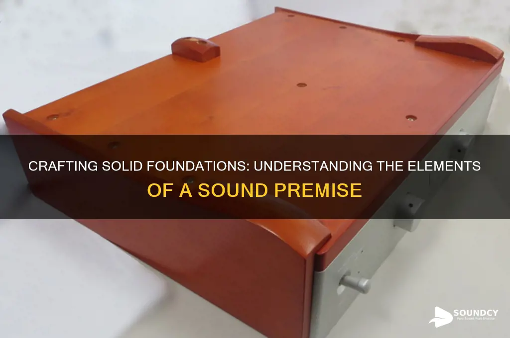 what constitutes a sound premise