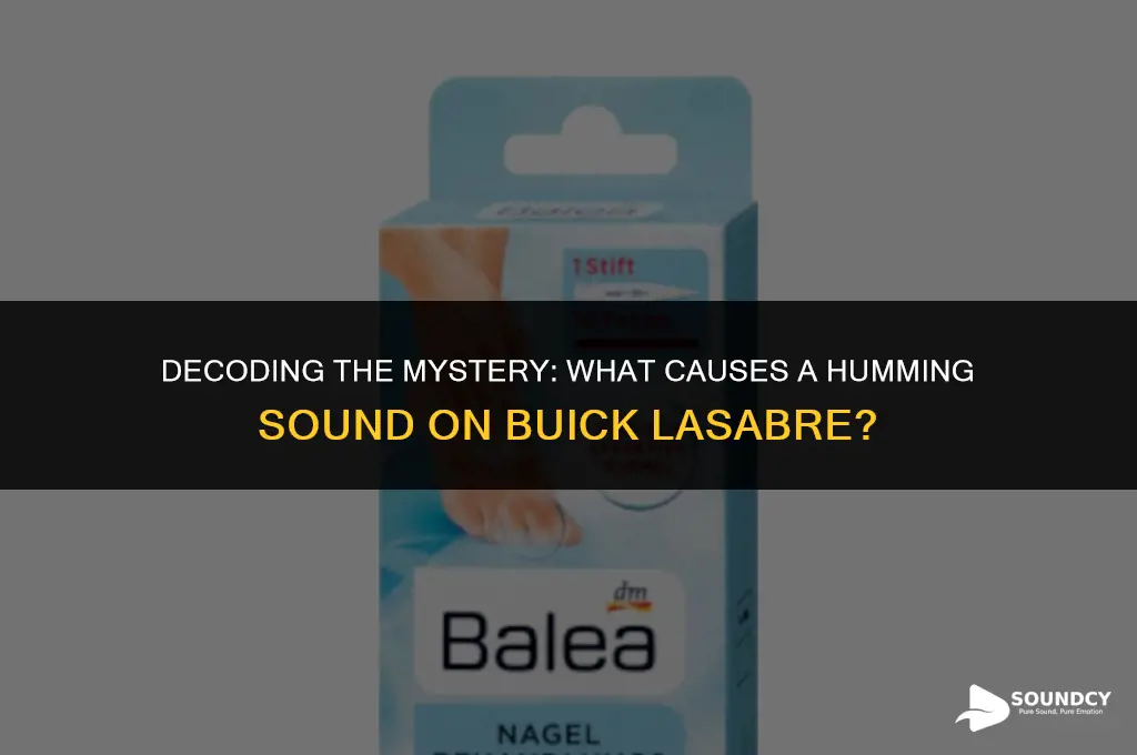 what could cause a huming sound on buicl lasabra
