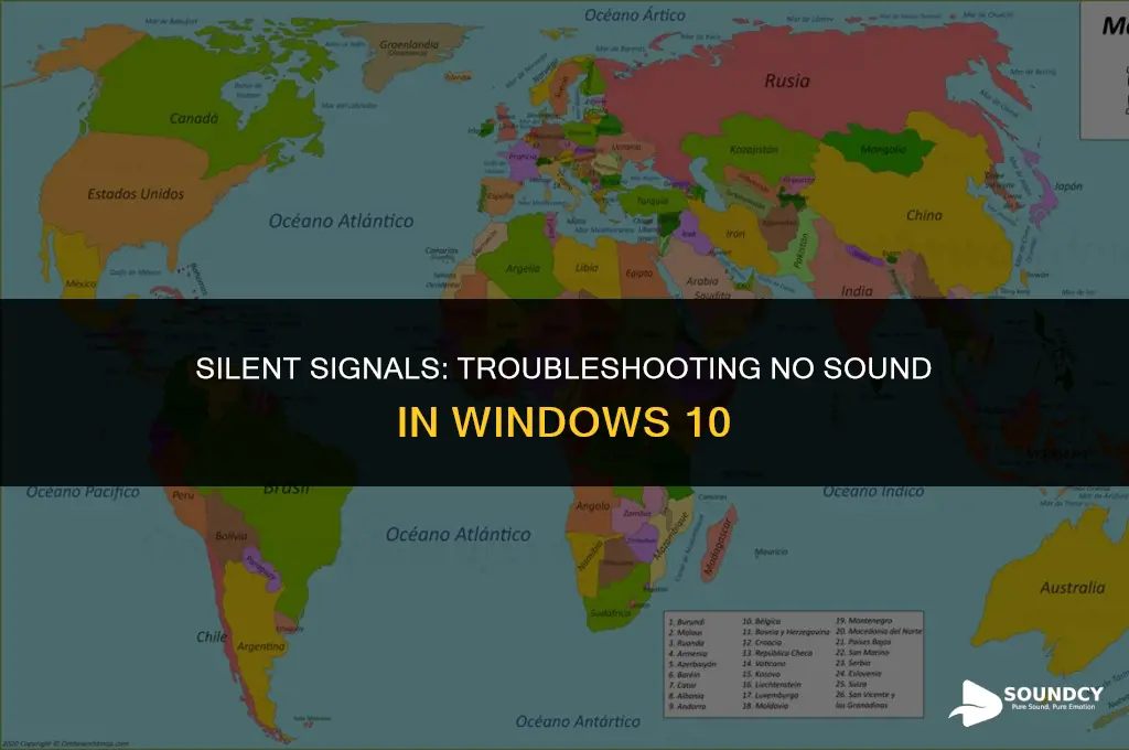 what could couse no sound but signal in window10