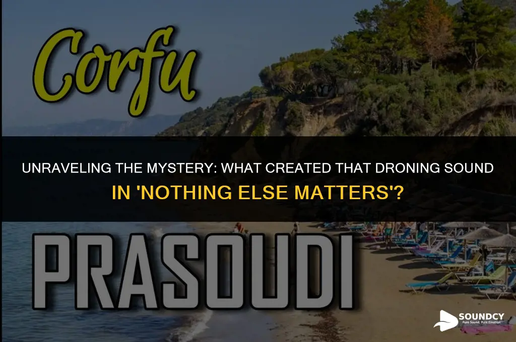 what created that droning sound in nothing else matters
