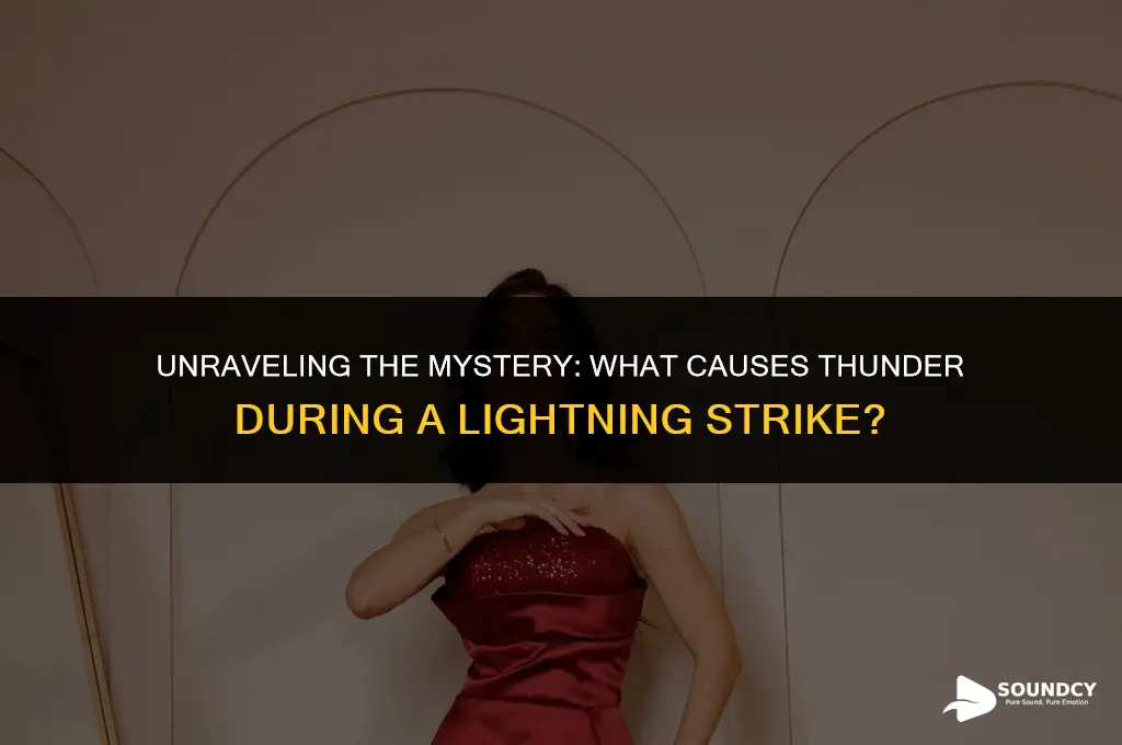 what creates the thunder sound when a lightning strike