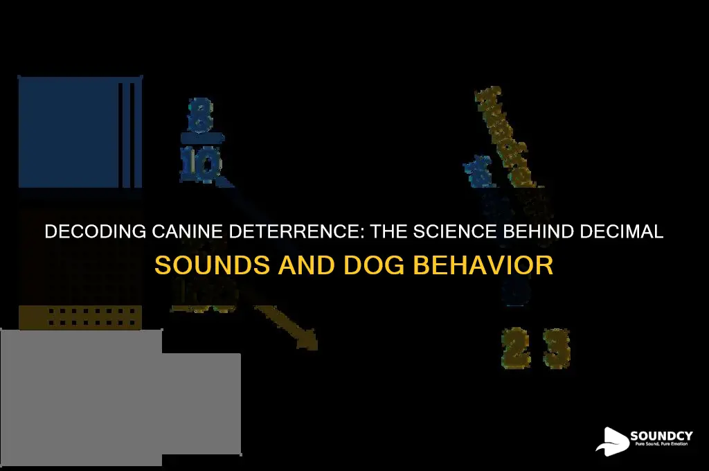 what decimal sound deimals to deter deterrent dog dogs