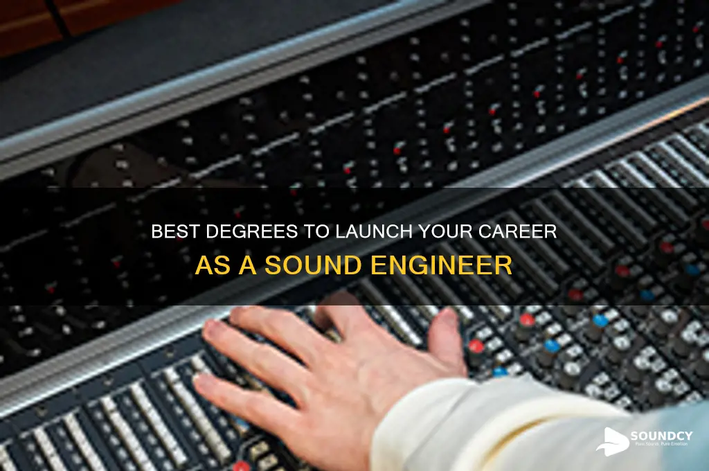 what degree for sound engineer