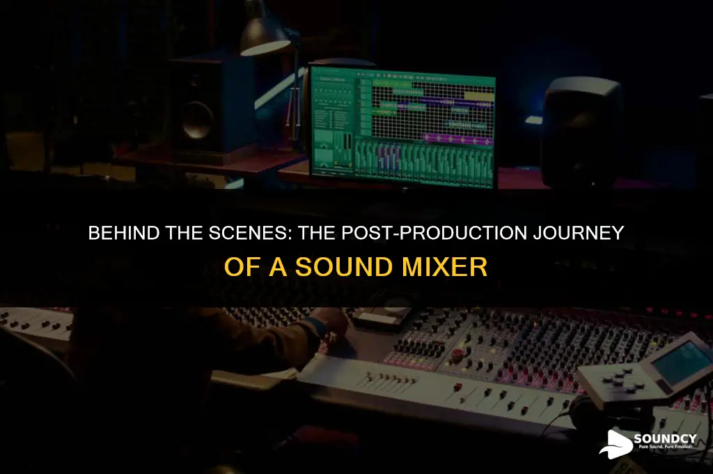 what deos the production sound mixer do after production