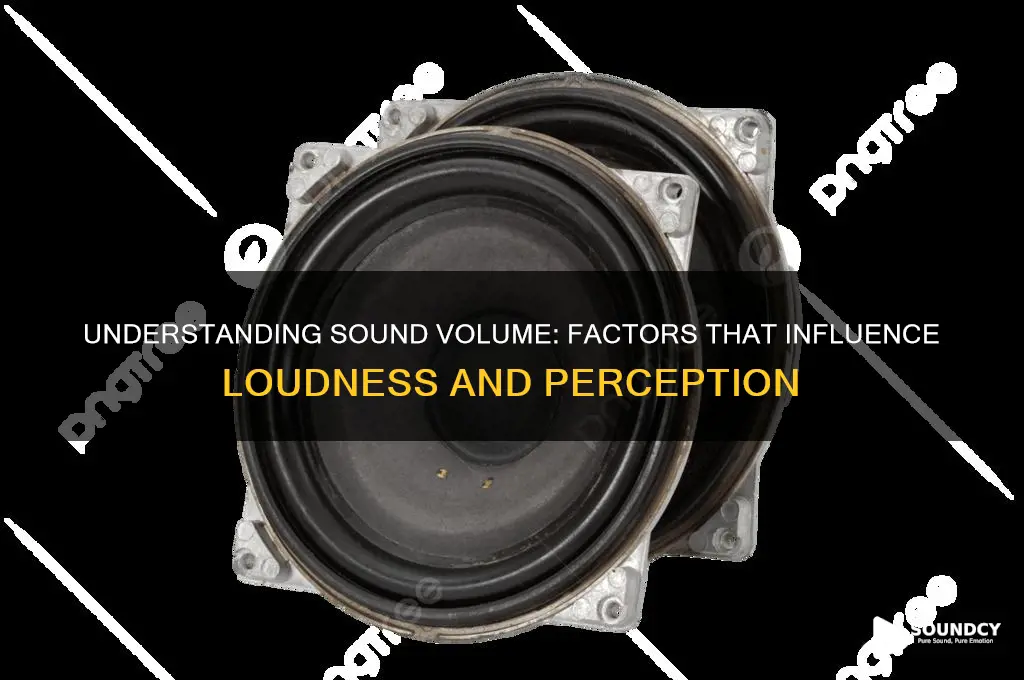 what determines a sounds volume