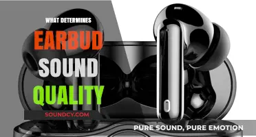 Key Factors Influencing Earbud Sound Quality: A Comprehensive Guide