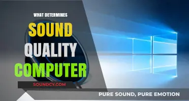Key Factors Influencing Computer Sound Quality: A Comprehensive Guide