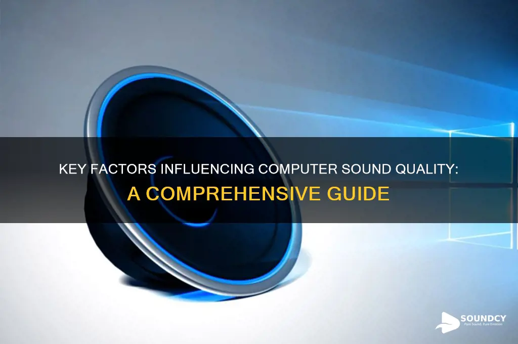 what determines sound quality computer