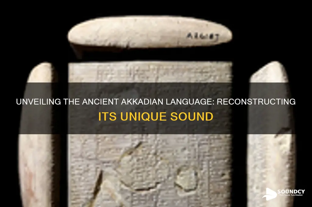 what did akkadian sound like
