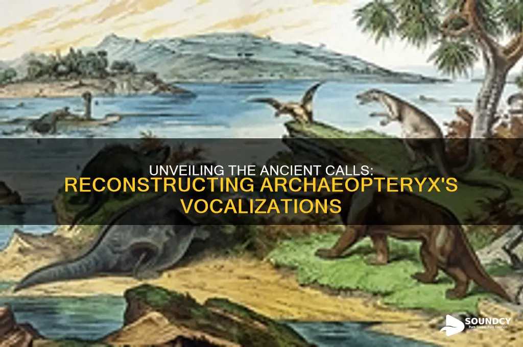 what did archaeopteryx sound like